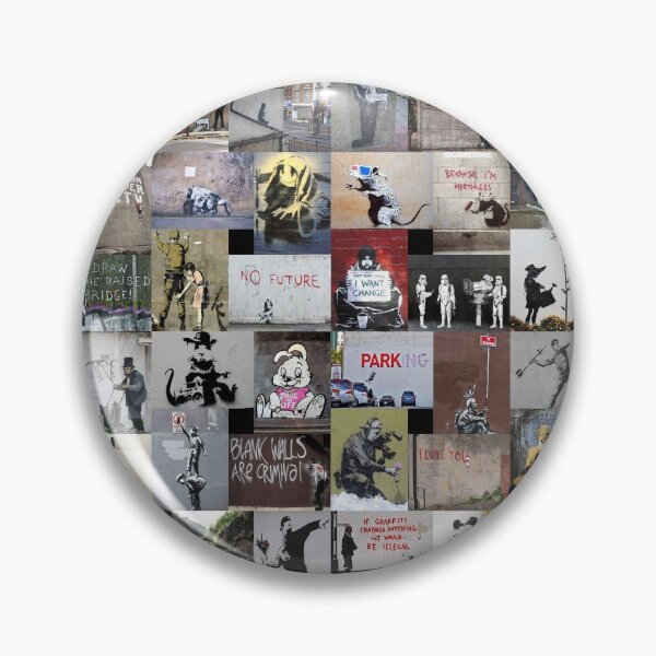 Item preview, Banksy designed and sold by Montage-Madness.
