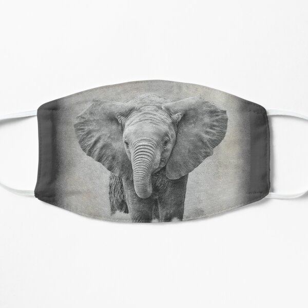 Baby Elephant Flat Mask