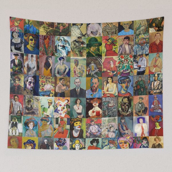 Item preview, Fauvism Faces designed and sold by Montage-Madness.