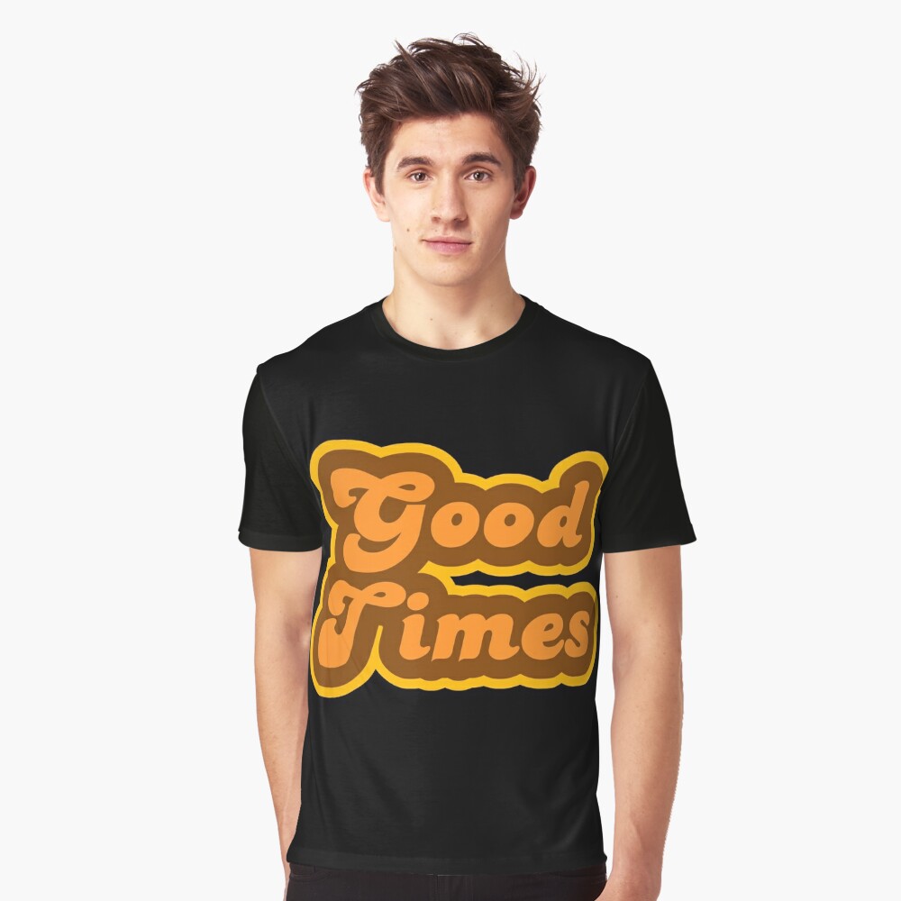 Good Times 70's Vintage Retro T Shirt Groovy Feeling Tee