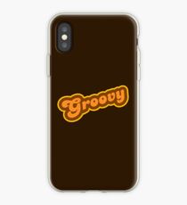 Vinilo o funda para iPhone Groovy - Retro 70s - Logotipo