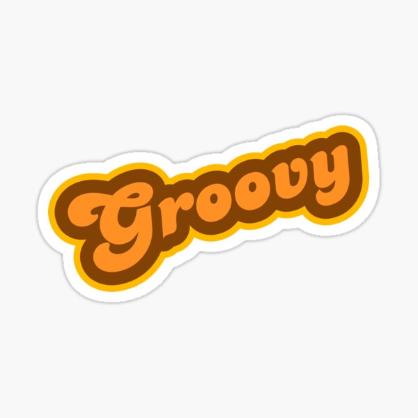 Groovy Stickers for Sale