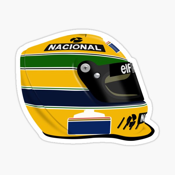 Ayrton Senna Stickers | Redbubble