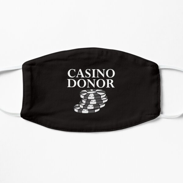 Casino Donor Poker Chips Poker Player Flat Mask
