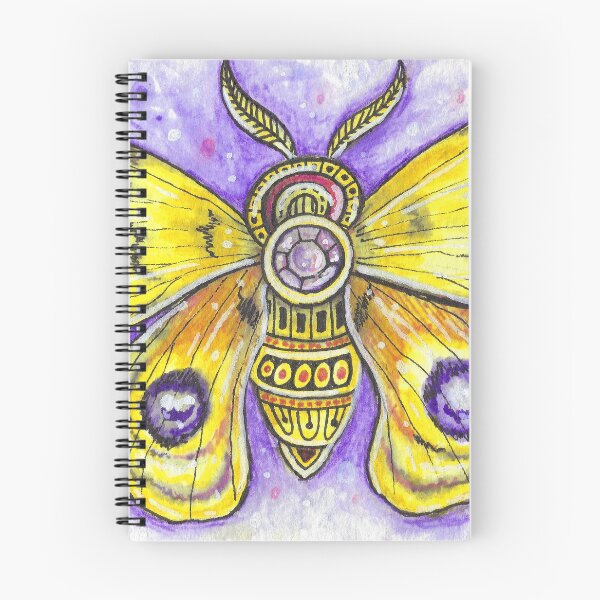 Item preview, Funky Yellow Gemmed Moth designed and sold by LittleDee83.