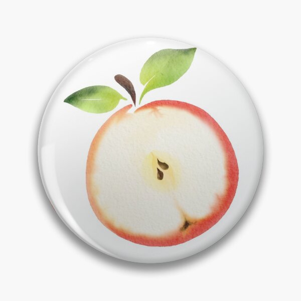 Item preview, Pattern with watercolor apples designed and sold by Shilovka.