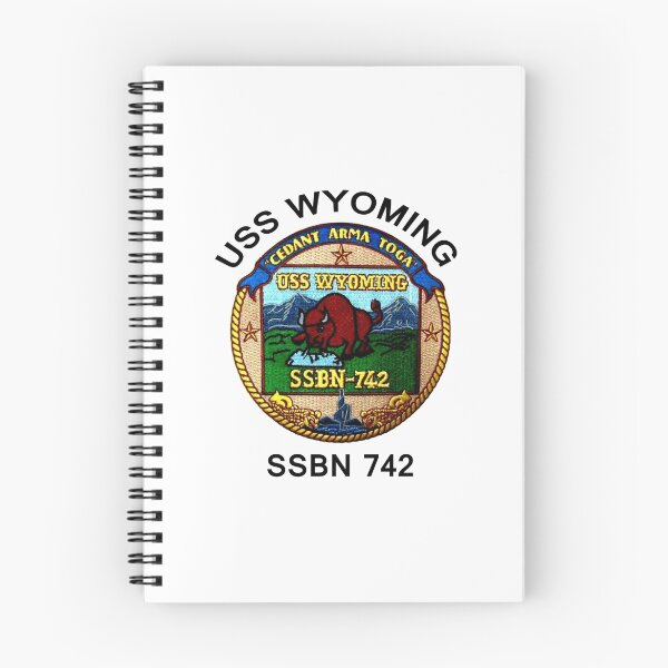 Item preview, USS Wyoming (SSBN-742) Crest designed and sold by Nikki SpaceStuffPlus.