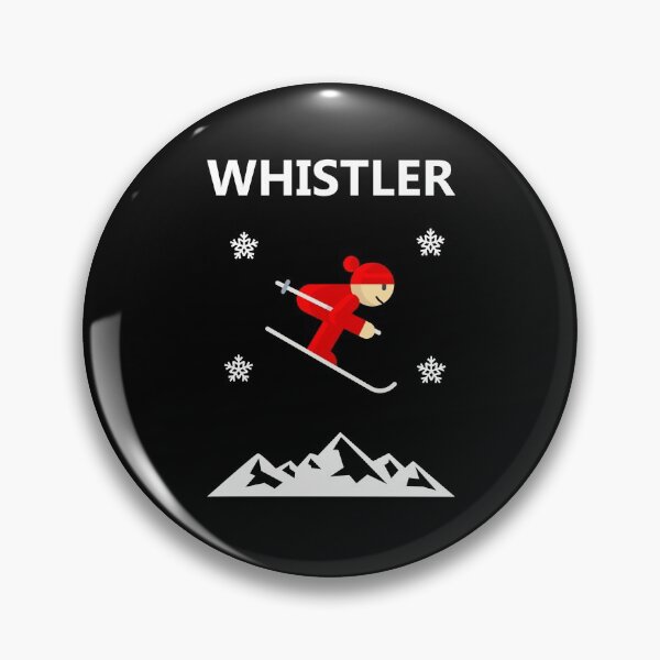 Item preview, Whistler Canada Flying Downhill Skier Color designed and sold by TinyStarCanada.