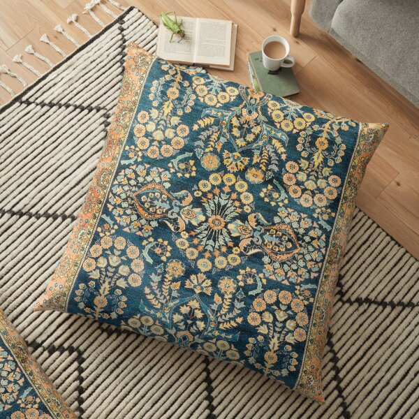 début du 20ème siècle. Photoshoppé. Coussin de sol
