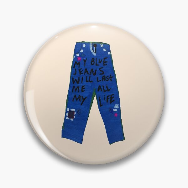 Item preview, Japanese Denim Sticker designed and sold by GraceBullimore.
