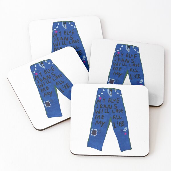 Item preview, Japanese Denim Sticker designed and sold by GraceBullimore.