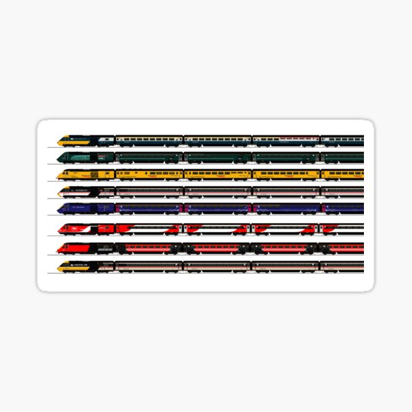 INTERCITY 125 HST LOCOMOTIVES Sticker