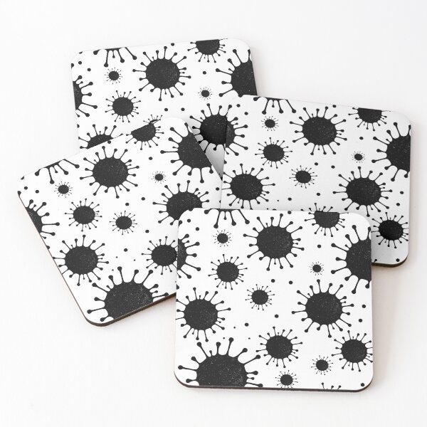 Item preview, black coronavirus designed and sold by Gossip Rag.