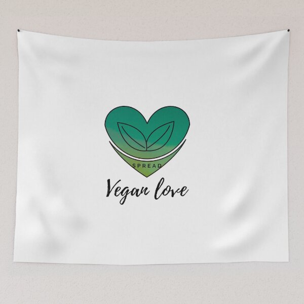 Item preview, Spread vegan love designed and sold by Aline22.