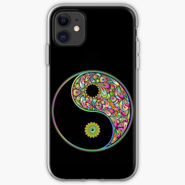 Yin Yang Symbol Psychedelic Art Design iPhone Soft Case