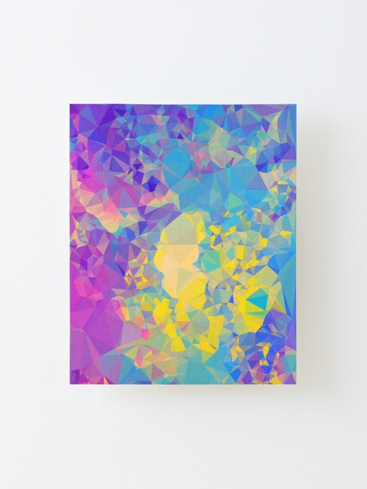 Alternate view of Polystone - Digital Abstract Mounted Print