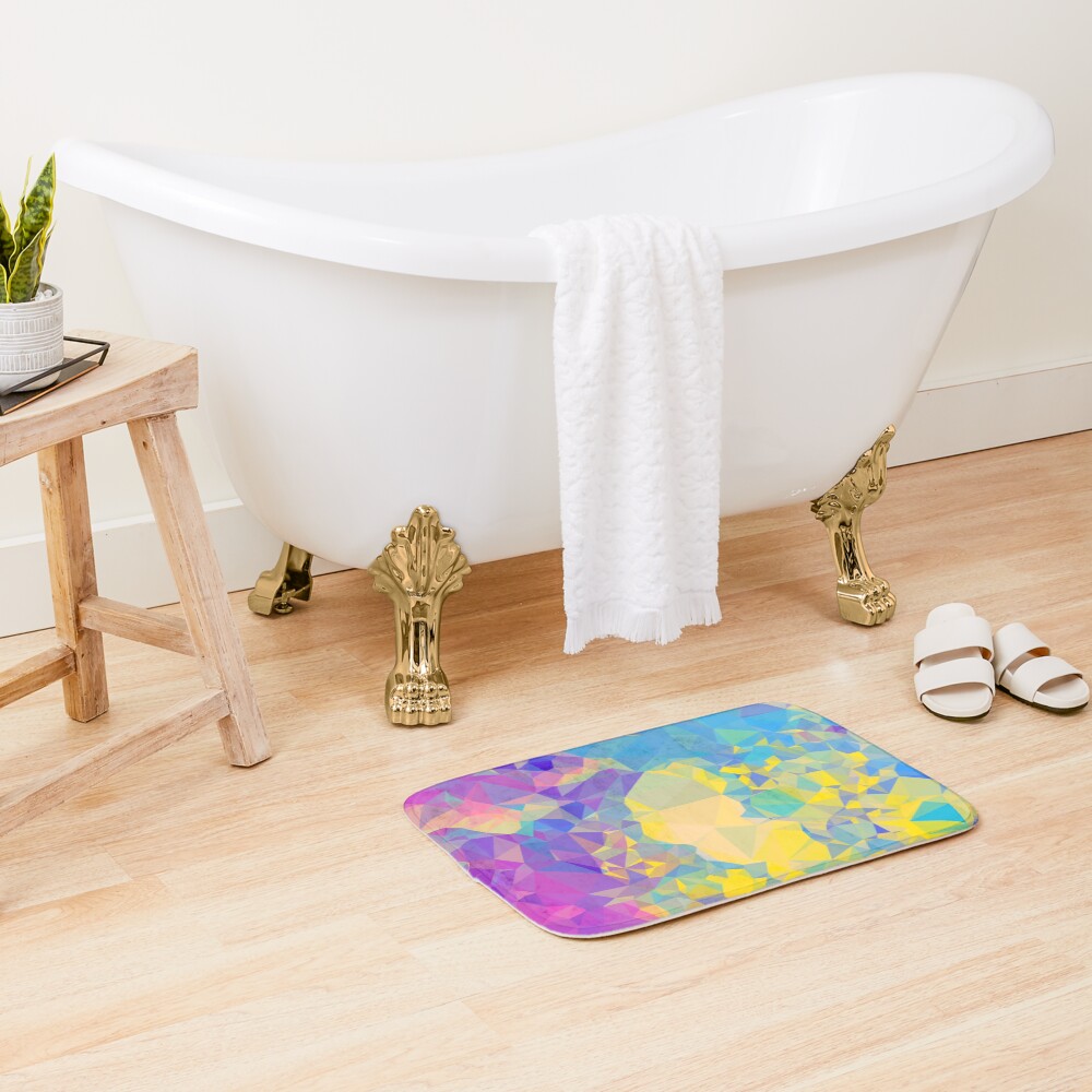 Polystone - Digital Abstract Bath Mat