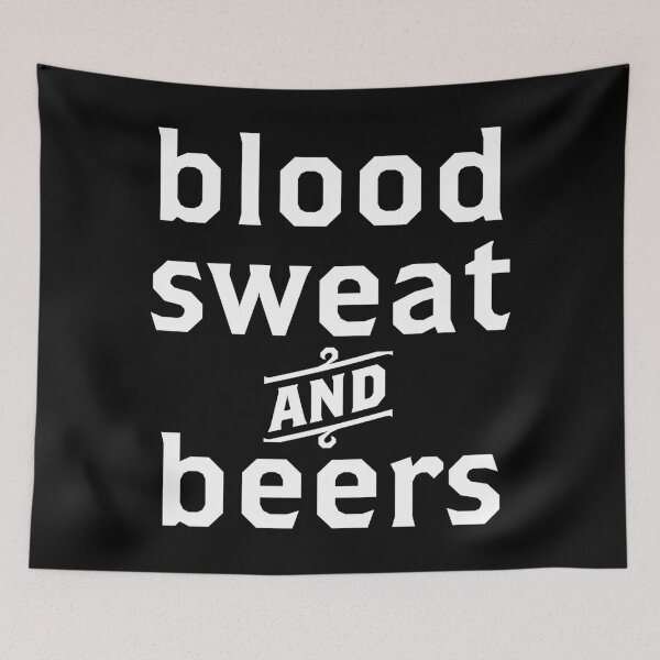 Item preview, Blood, sweat & beers designed and sold by GOATEES75.