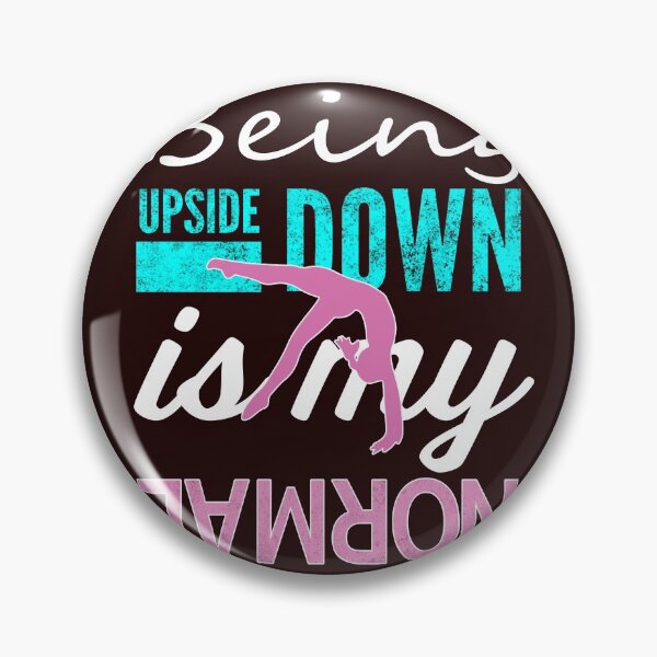 Item preview, Funny upsidedown is my normal cheer & gymnastics girl designed and sold by LGamble12345.