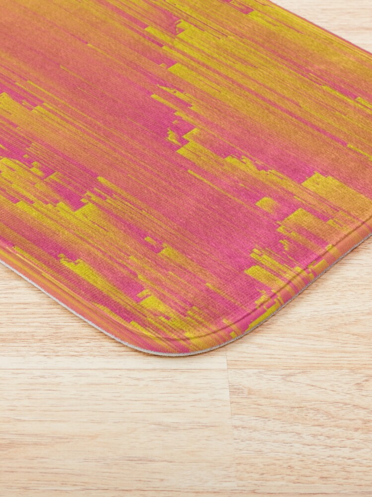 Alternate view of Miami Speed - Abstract Pixel Art Bath Mat