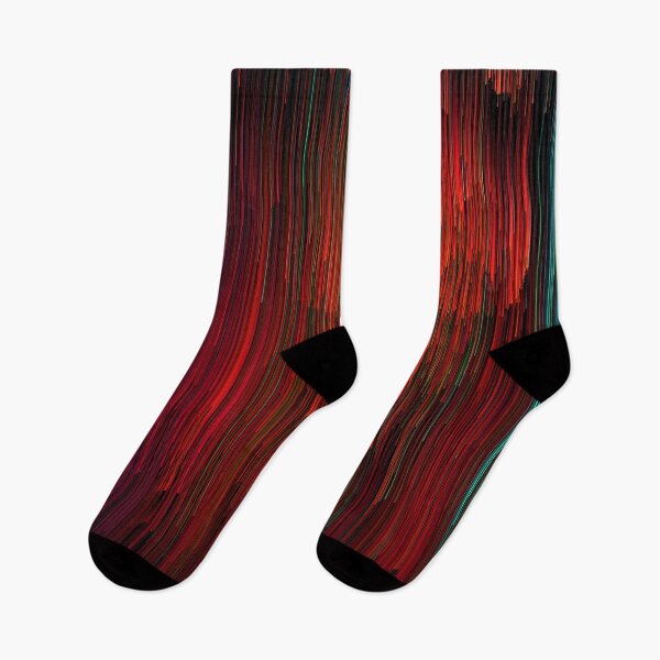 Item preview, Volcanic Glitches - Abstract Pixel Art designed and sold by Jennifer Walsh Design.