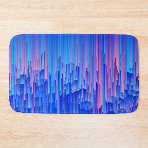 Item preview, Glitchy Rain - Abstract Pixel Art designed and sold by Jennifer Walsh Design.