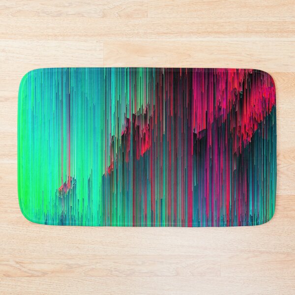 Item preview, Just Chillin' - Abstract Neon Glitch Pixel Art designed and sold by Jennifer Walsh Design.