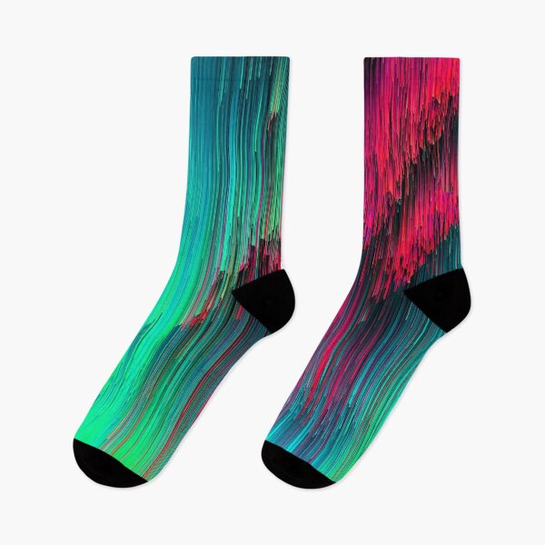 Item preview, Just Chillin' - Abstract Neon Glitch Pixel Art designed and sold by Jennifer Walsh Design.
