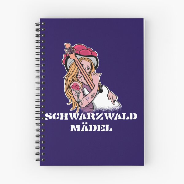 Item preview, Black Forest girl, bollen hat, rock music, tattoo, FUN designed and sold by mickystyle.