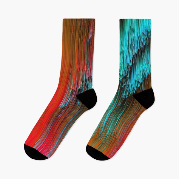 Item preview, Nice Day for a Walk - Abstract Glitchy Pixel Art designed and sold by Jennifer Walsh Design.