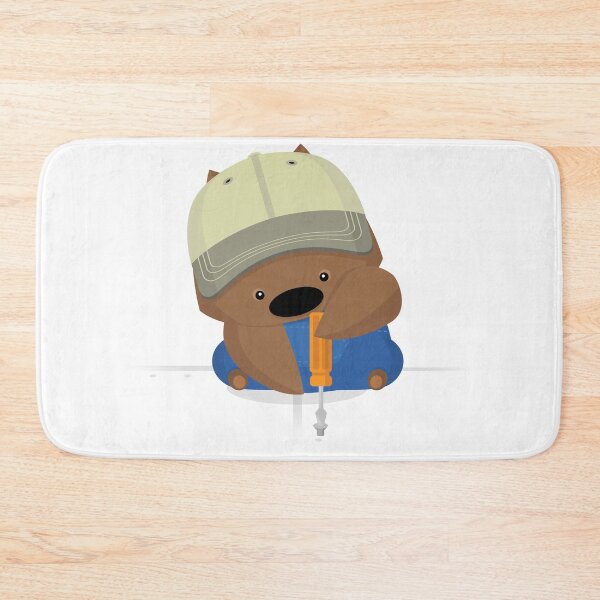 Item preview, NPM: Wombat and screwdriver (White background) designed and sold by hellkni9ht.