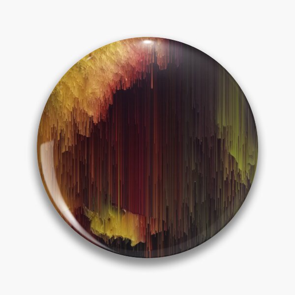 Aperçu de l'œuvre Profondeur de la montagne - Glitchy Abstract Pixel Art créée et vendue par Jennifer Walsh Design.