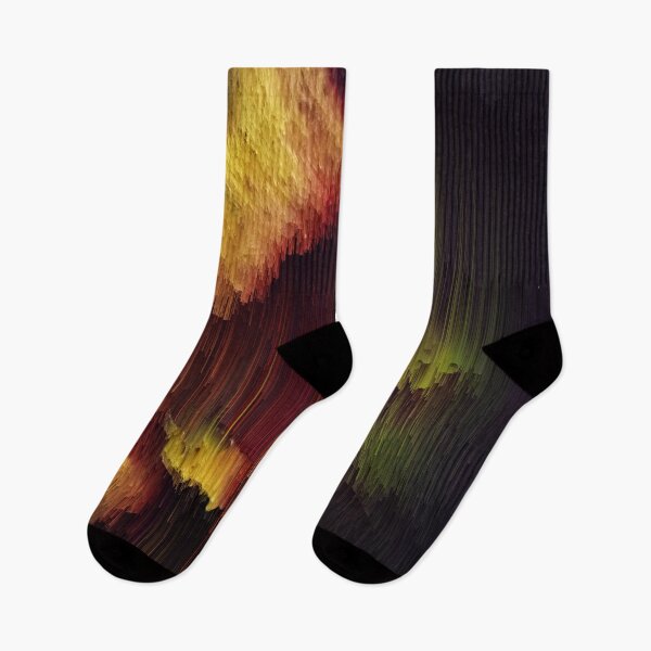 Item preview, Depth of the Mountain - Glitchy Abstract Pixel Art designed and sold by Jennifer Walsh Design.