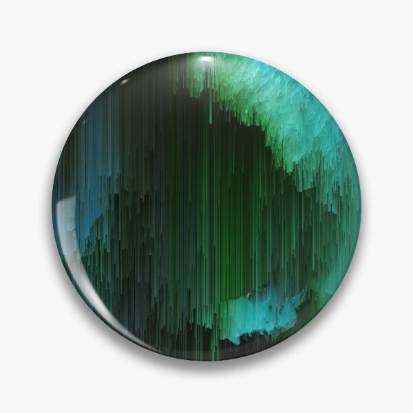 Item preview, Aurora Borealis - Abstract Glitchy Pixel Art designed and sold by Jennifer Walsh Design.