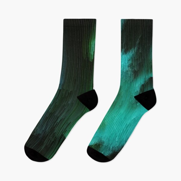 Item preview, Aurora Borealis - Abstract Glitchy Pixel Art designed and sold by Jennifer Walsh Design.