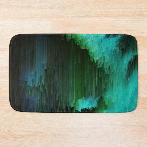 Item preview, Aurora Borealis - Abstract Glitchy Pixel Art designed and sold by Jennifer Walsh Design.