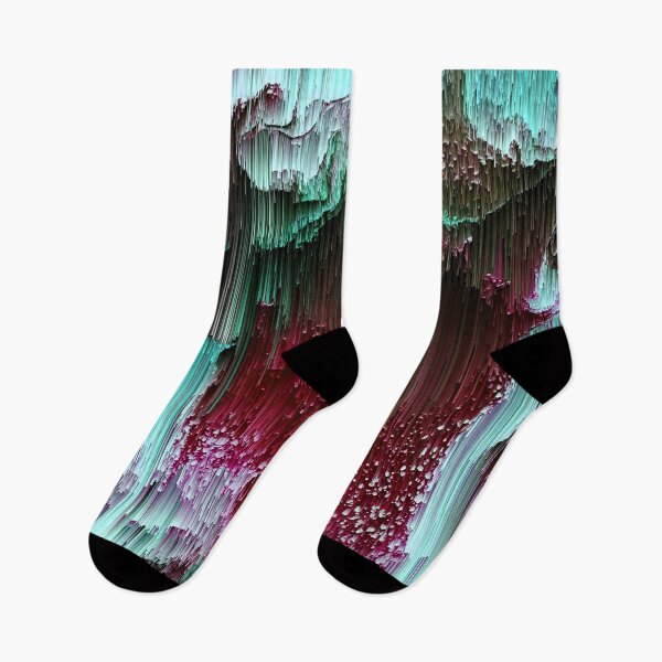 Item preview, Amoeba - Abstract Glitchy Pixel Art designed and sold by Jennifer Walsh Design.