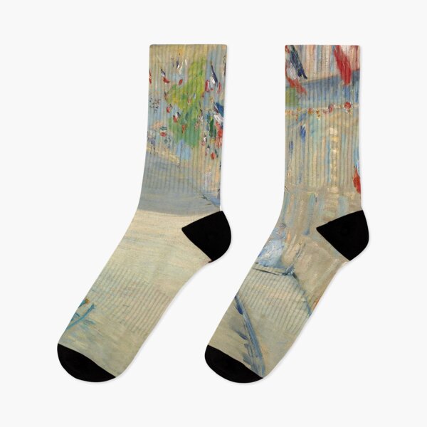 Item preview, Edouard Manet - The Rue Mosnier with Flags designed and sold by Impressionist Masters.