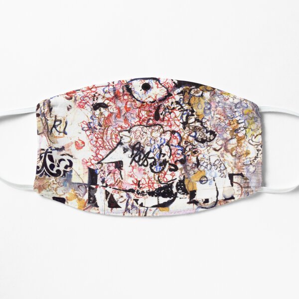 Kurt Vonnegut Portrait Flat Mask