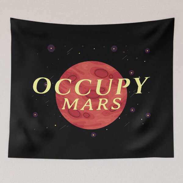 Item preview, Occupy Mars Elon Musk designed and sold by GranadaStore.