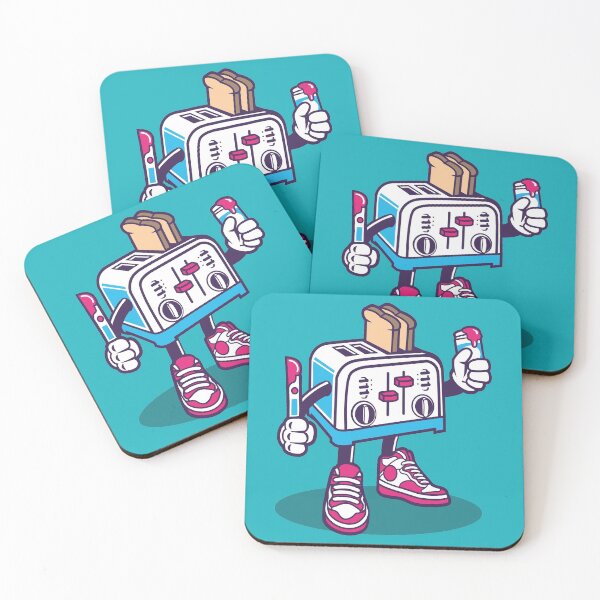 Item preview, Toaster cartoon designed and sold by cartoonbug.