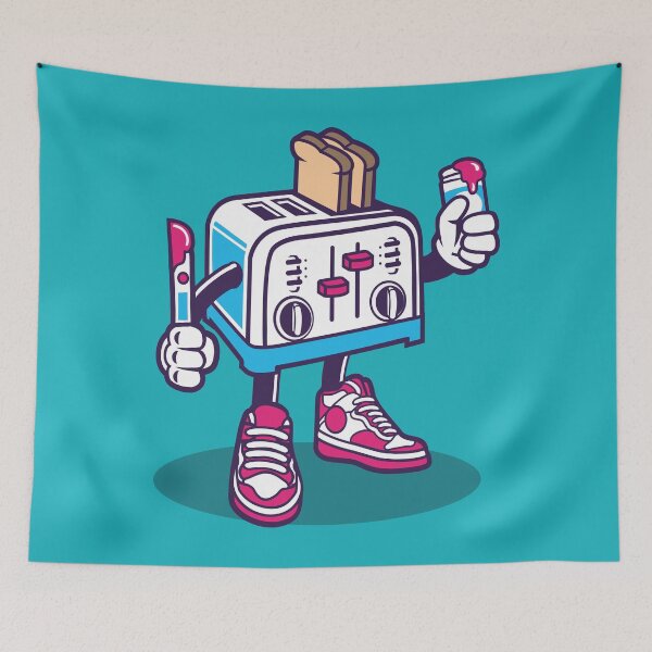 Item preview, Toaster cartoon designed and sold by cartoonbug.