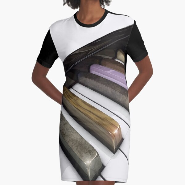 PIANO Graphic T-Shirt Dress