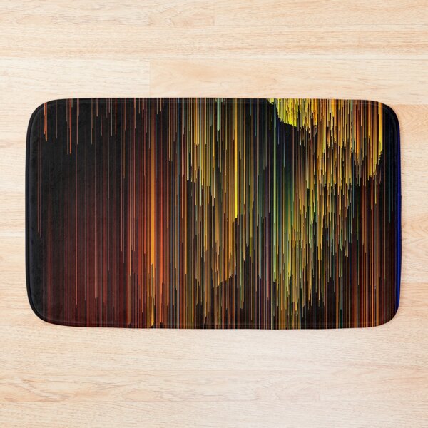 Item preview, Spectrum Rain - Glitchy Abstract Pixel Art designed and sold by Jennifer Walsh Design.
