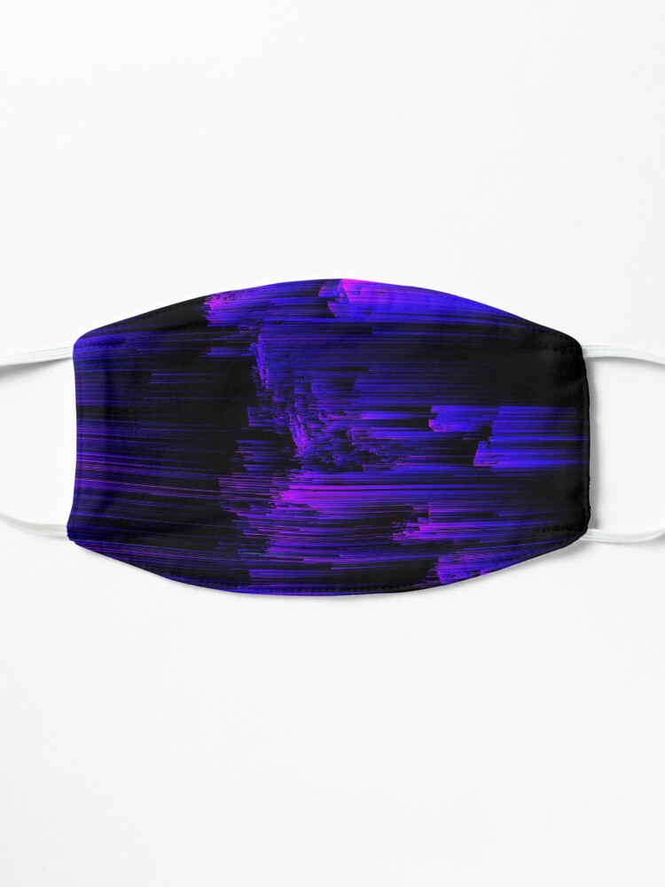 Alternate view of Ultraviolet Light Speed - Abstract Glitch Pixel Art Mask