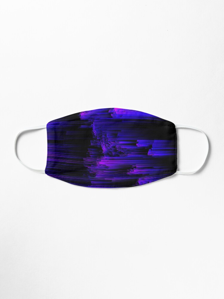 Alternate view of Ultraviolet Light Speed - Abstract Glitch Pixel Art Mask