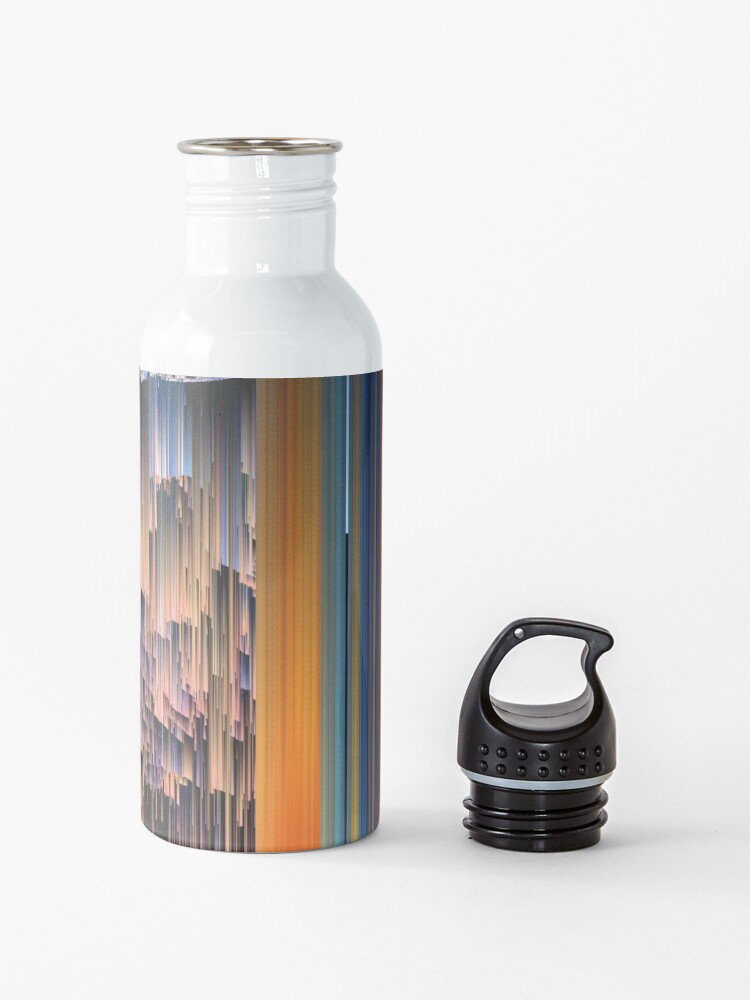 Alternate view of Weird Glitches - Abstract Pixel Art Water Bottle