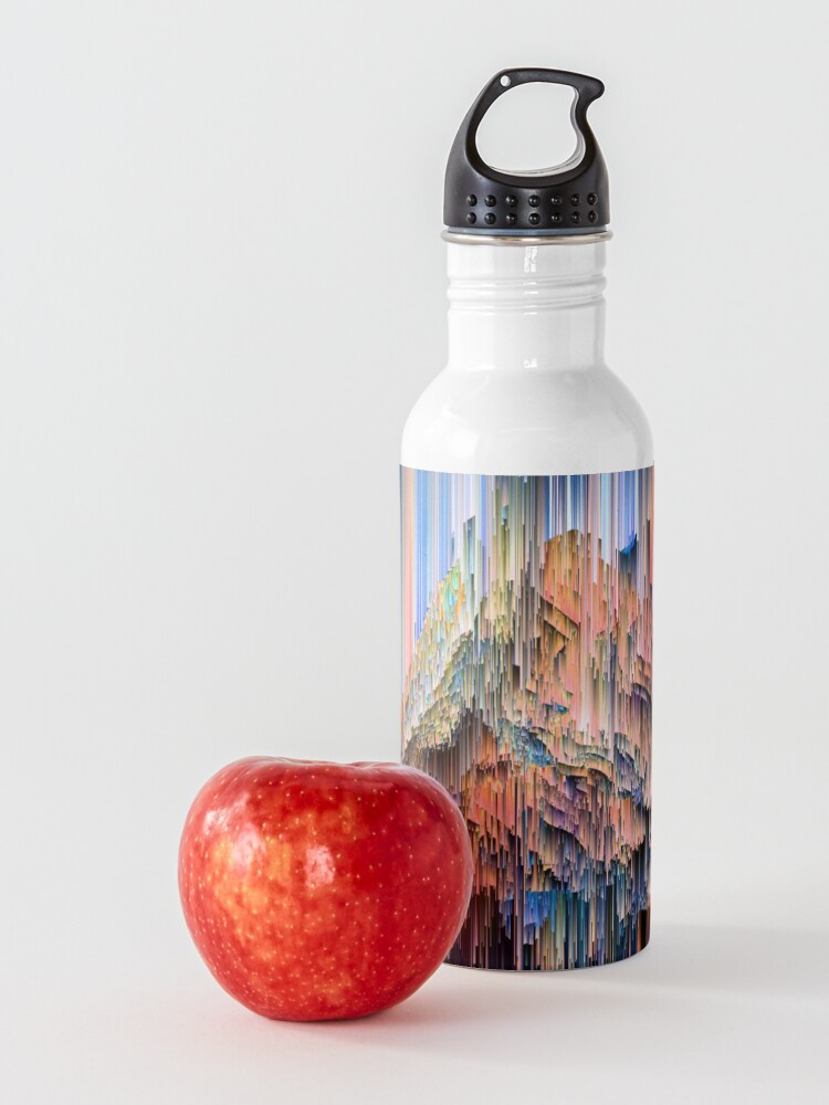 Alternate view of Weird Glitches - Abstract Pixel Art Water Bottle