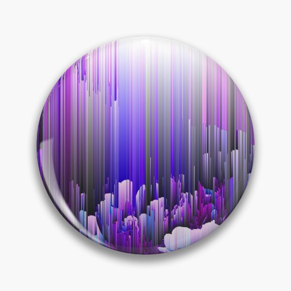 Artikelvorschau, Regen des Lavendels - Glitch Abstract Pixel Art entworfen und verkauft von Jennifer Walsh Design.