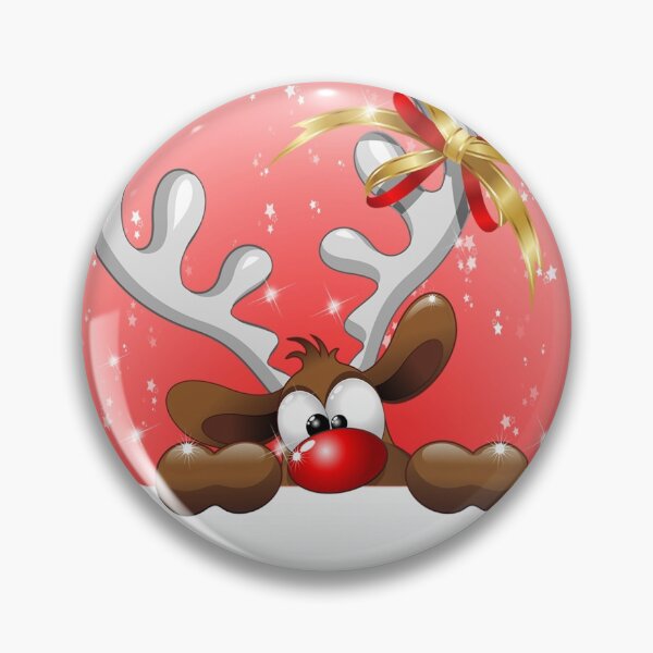 Item preview, Reindeer Cute and Funny Christmas Cartoon Character designed and sold by BluedarkArt.